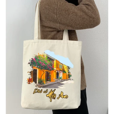 Túi Vải Canvas Tote Hội An Đà Nẵng Giá Cực Mềm 38860đ - Túi Đeo Vai Đi Chơi Tiện Dụng 9