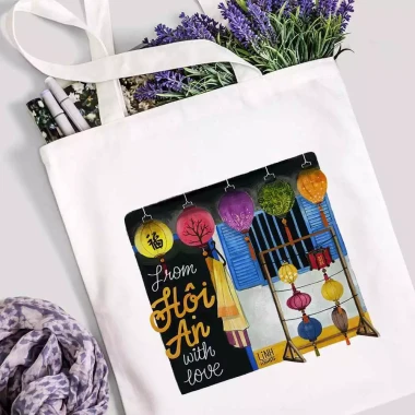 Túi Vải Canvas Tote Hội An Đà Nẵng Giá Cực Mềm 38860đ - Túi Đeo Vai Đi Chơi Tiện Dụng 12