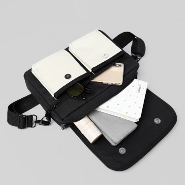 Túi Vải đeo chéo BRANDON Thời Trang Cao Cấp Nam Nữ ĐI Học Đi Làm | M Studio 3