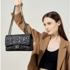 Túi Xách Nữ Da Bò Cao Cấp Ladysam - Túi Đeo Chéo Đeo Vai Nữ Vân Hoa Dập Nổi Size 25 Cho Nàng Đi Tiệc Đi Chơi 4