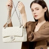 Túi Xách Nữ Da Bò Cao Cấp Ladysam - Túi Đeo Chéo Đeo Vai Nữ Vân Hoa Dập Nổi Size 25 Cho Nàng Đi Tiệc Đi Chơi 5
