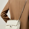 Túi Xách Nữ Da Bò Cao Cấp Ladysam - Túi Đeo Chéo Đeo Vai Nữ Vân Hoa Dập Nổi Size 25 Cho Nàng Đi Tiệc Đi Chơi 6