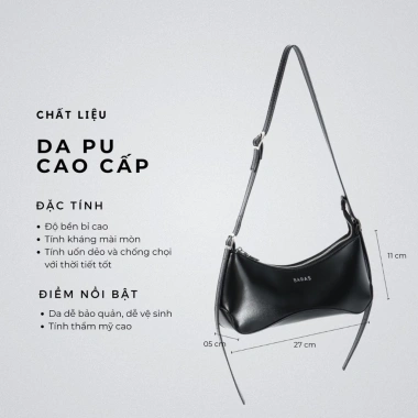 Túi xách nữ Lucia HandBag Baras Vietnam - Đeo chéo thời trang, giảm còn 780.000đ