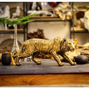 Tượng Hổ Phong Thủy Gamora Decor - Vật Phẩm Tài Lộc May Mắn, Quà Tặng Trưng Bày