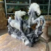 Tượng Song Mã Đá Đúc phong thủy thu hút tài lộc - Qtt Gems Stone giảm 270.000 2
