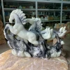 Tượng Song Mã Đá Đúc phong thủy thu hút tài lộc - Qtt Gems Stone giảm 270.000 4