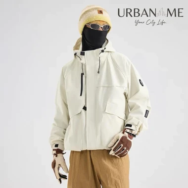 [URBANME] Áo khoác kỹ thuật phong cách Hàn Quốc, phù hợp urban fit, chống gió và chống nước 2