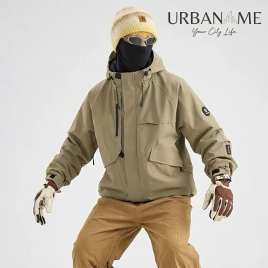 [URBANME] Áo khoác kỹ thuật phong cách Hàn Quốc, phù hợp urban fit, chống gió và chống nước 3