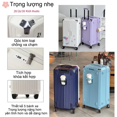 Vali 20-30 Inch Du Lịch Siêu Nhẹ Travelcul 5 Bánh Xe - Giảm 21% Chỉ 477180Đ 3 Vali 20-30 Inch Du Lịch Siêu Nhẹ Travelcul 5 Bánh Xe - Giảm 21% Chỉ 477180Đ 3