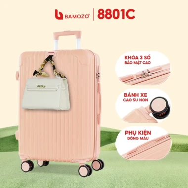 Vali Du Lịch Bamozo 20/24inch Nhựa ABS Cứng Bền Đẹp Giá Rẻ 419k 12