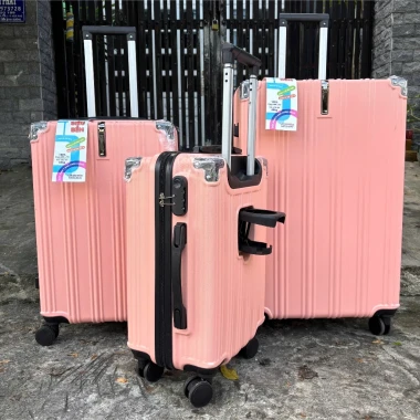 Vali Du Lịch Cao Cấp Size 20/24/28 TN 268 - Nhựa ABS+PC Chất Lượng, Móc Treo Đồ, Khay Nước, BH 5 Năm 2 Vali Du Lịch Cao Cấp Size 20/24/28 TN 268 - Nhựa ABS+PC Chất Lượng, Móc Treo Đồ, Khay Nước, BH 5 Năm 2