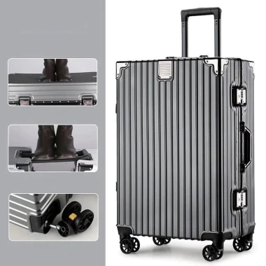 Vali Du Lịch Khung Nhôm Khóa Số Chống Va Đập Size 28 Giá Cực Sốc Chỉ 798k Bảo Hành 2 Năm 6