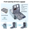 Vali Du Lịch Sea Choice 2037 Khung Nhôm Cứng Khóa TSA - Có Khay Đựng Cốc & Cổng Sạc USB Giá Cực Sốc 6