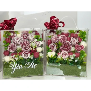 Vali Hoa Nến Thơm 27x24x15cm Giá Cực Sốc 579.600đ - Vali Cứng Di Động Sang Trọng Tiết Kiệm 127k