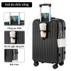Vali kéo du lịch thời trang cao cấp - Giá chỉ 283k! Vali Size 24/20 ABS Chất Lượng Cao Cấp Giảm 25% 11