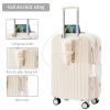 Vali kéo du lịch thời trang cao cấp - Giá chỉ 283k! Vali Size 24/20 ABS Chất Lượng Cao Cấp Giảm 25% 15