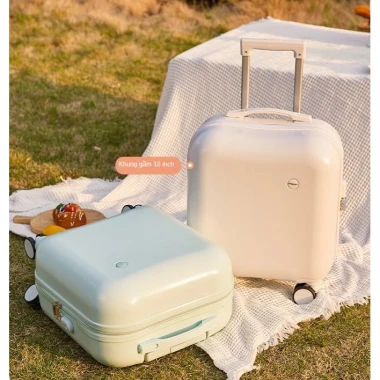 Vali kéo mini 18-20 inch dễ thương, hành lý du lịch nam nữ, kéo máy bay, mã hóa, giá chỉ 785680đ 2 Vali kéo mini 18-20 inch dễ thương, hành lý du lịch nam nữ, kéo máy bay, mã hóa, giá chỉ 785680đ 2