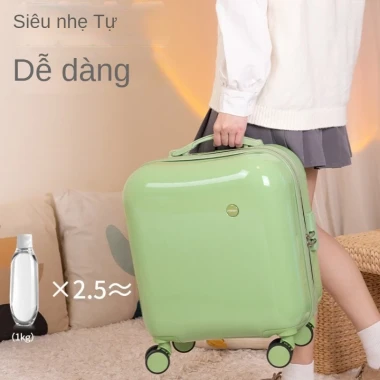 Vali kéo mini 18-20 inch dễ thương, hành lý du lịch nam nữ, kéo máy bay, mã hóa, giá chỉ 785680đ 5 Vali kéo mini 18-20 inch dễ thương, hành lý du lịch nam nữ, kéo máy bay, mã hóa, giá chỉ 785680đ 5