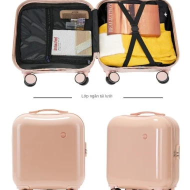 Vali kéo mini 18-20 inch dễ thương, hành lý du lịch nam nữ, kéo máy bay, mã hóa, giá chỉ 785680đ 9 Vali kéo mini 18-20 inch dễ thương, hành lý du lịch nam nữ, kéo máy bay, mã hóa, giá chỉ 785680đ 9