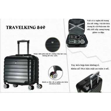 Váli Kéo Nhựa Dẻo 16 Inch Cao Cấp - Du Lịch Tiện Lợi Giá 590k Thay 719k 4