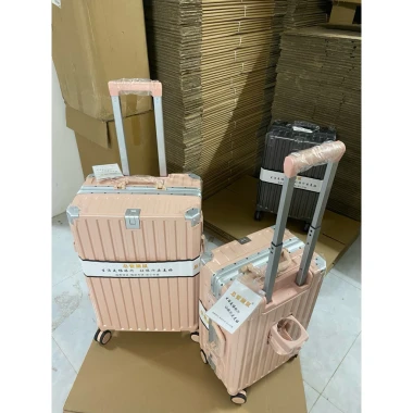 Vali Khung Nhôm Cao Cấp Khóa Sập Có Cổng USB Giá Rẻ Chỉ 480k 8