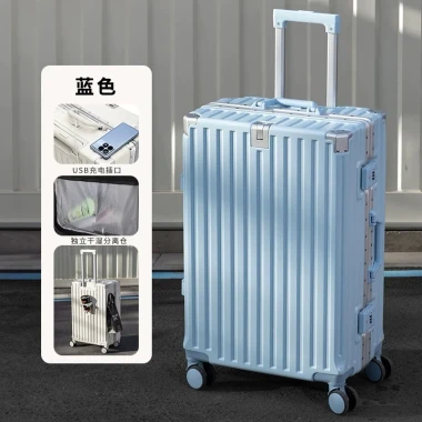 Vali Khung Nhôm Cao Cấp Khóa Sập Có Cổng USB Giá Rẻ Chỉ 480k 16