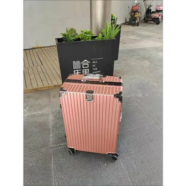 Vali Khung Nhôm Khóa Sập Cao Cấp - Mẫu Vuông Bo Góc Kim Loại Tráng Gương Giá Rẻ 6