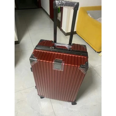 Vali Khung Nhôm Khóa Sập Cao Cấp - Mẫu Vuông Bo Góc Kim Loại Tráng Gương Giá Rẻ 15