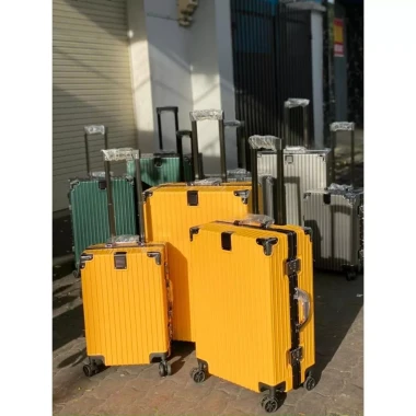 Vali Khung Nhôm Khóa Sập Cao Cấp - Mẫu Vuông Bo Góc Kim Loại Tráng Gương Giá Rẻ 20