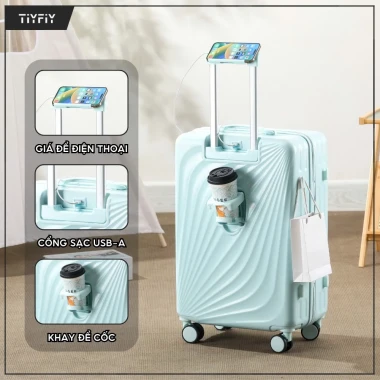 Vali Tiyfiy Kéo Cao Cấp Size 20/24/28inch Giảm 30% - Bảo Hành 5 Năm 4 Vali Tiyfiy Kéo Cao Cấp Size 20/24/28inch Giảm 30% - Bảo Hành 5 Năm 4