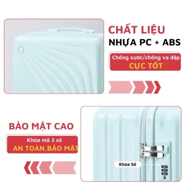Vali Tiyfiy Kéo Cao Cấp Size 20/24/28inch Giảm 30% - Bảo Hành 5 Năm 8 Vali Tiyfiy Kéo Cao Cấp Size 20/24/28inch Giảm 30% - Bảo Hành 5 Năm 8