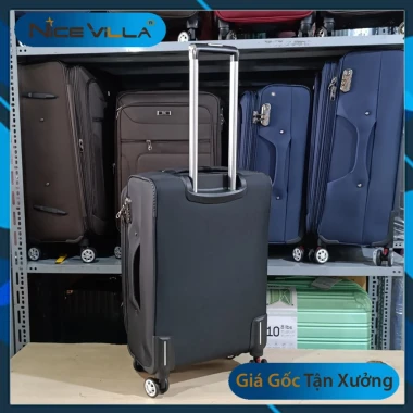 Vali Vải Cao Cấp NiceVilla Khóa Kéo Mở Rộng 3cm - Giảm 184k Còn 632k, Size 20/24/28 Inch Mới 3