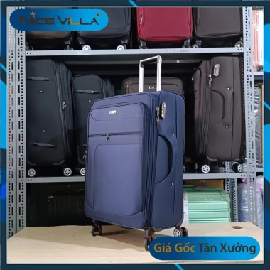 Vali Vải Cao Cấp NiceVilla Khóa Kéo Mở Rộng 3cm - Giảm 184k Còn 632k, Size 20/24/28 Inch Mới 4