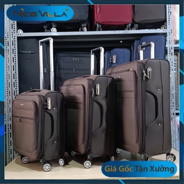 Vali Vải Cao Cấp NiceVilla Khóa Kéo Mở Rộng 3cm - Giảm 184k Còn 632k, Size 20/24/28 Inch Mới 8