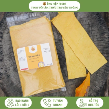 Váng Đậu Khô 1kg Tàu Hũ Ky Đóng Túi Hút Chân Không Dùng Chay - Ông Hiệp Foods Giá 64.900 VND