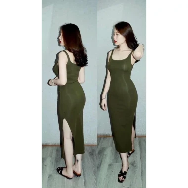 Váy 3 Lỗ Xẻ Đùi Trendy Giảm Giá 290k - Xu hướng Mùa Hè Váy Nữ Đẹp 10