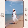Váy đầm nữ cổ vuông hoa She tay tiên đuôi cá xinh đẹp giá 395k giảm từ 505k SDX144 3