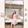 Váy đầm nữ cổ vuông hoa She tay tiên đuôi cá xinh đẹp giá 395k giảm từ 505k SDX144 6