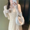 Váy Hai Dây Hoa Nhí và Cardigan Mỏng HT01 Phong Cách Hàn Quốc Giá 89.000 VNĐ HaLuu Store 6