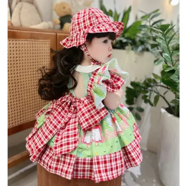 Váy Lolita Xanh Thỏ Phối Caro Cho Bé Gái 3-19kg Đầy Tháng Sinh Nhật Giá 200k 3 Váy Lolita Xanh Thỏ Phối Caro Cho Bé Gái 3-19kg Đầy Tháng Sinh Nhật Giá 200k 3
