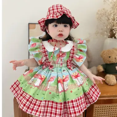 Váy Lolita Xanh Thỏ Phối Caro Cho Bé Gái 3-19kg Đầy Tháng Sinh Nhật Giá 200k 5 Váy Lolita Xanh Thỏ Phối Caro Cho Bé Gái 3-19kg Đầy Tháng Sinh Nhật Giá 200k 5