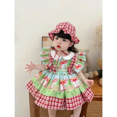 Váy Lolita Xanh Thỏ Phối Caro Cho Bé Gái 3-19kg Đầy Tháng Sinh Nhật Giá 200k 6 Váy Lolita Xanh Thỏ Phối Caro Cho Bé Gái 3-19kg Đầy Tháng Sinh Nhật Giá 200k 6