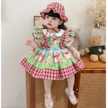 Váy Lolita Xanh Thỏ Phối Caro Cho Bé Gái 3-19kg Đầy Tháng Sinh Nhật Giá 200k 7 Váy Lolita Xanh Thỏ Phối Caro Cho Bé Gái 3-19kg Đầy Tháng Sinh Nhật Giá 200k 7