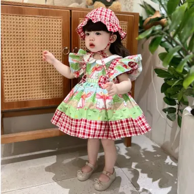 Váy Lolita Xanh Thỏ Phối Caro Cho Bé Gái 3-19kg Đầy Tháng Sinh Nhật Giá 200k 9 Váy Lolita Xanh Thỏ Phối Caro Cho Bé Gái 3-19kg Đầy Tháng Sinh Nhật Giá 200k 9