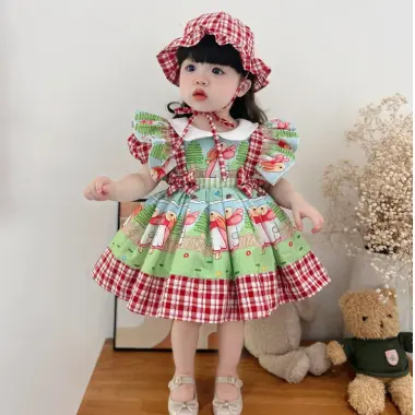Váy Lolita Xanh Thỏ Phối Caro Cho Bé Gái 3-19kg Đầy Tháng Sinh Nhật Giá 200k 10 Váy Lolita Xanh Thỏ Phối Caro Cho Bé Gái 3-19kg Đầy Tháng Sinh Nhật Giá 200k 10