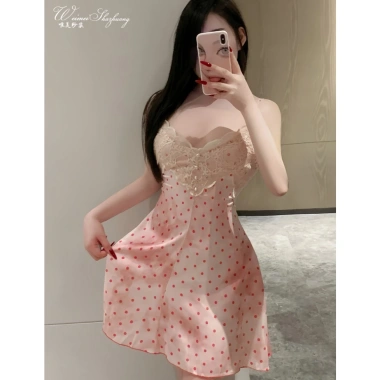 Váy ngủ sexy lụa cao cấp – Đầm nhà gợi cảm, quyến rũ, giảm còn 179.000 VNĐ