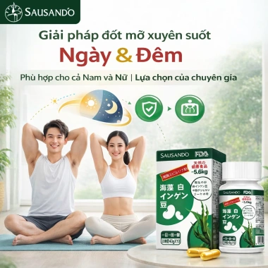 Viên Sausando Hỗ Trợ Trao Đổi Chất & Quản Lý Cân Nặng Nam Nữ - 10 viên 120.000 VND