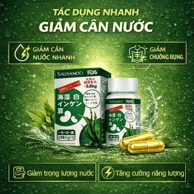 Viên Sausando Hỗ Trợ Trao Đổi Chất & Quản Lý Cân Nặng Nam Nữ - 10 viên 120.000 VND