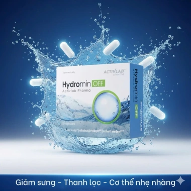 Viên Uống Giảm Cân Hydromin OFF Activlab – Tích Nước, Phù Nề, Đốt Mỡ Nhanh 30 Viên 550k
