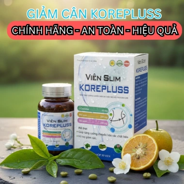 Viên Uống Giảm Cân Thảo Mộc Slim Koreplus 30 Viên – Eo Thon Gọn, Nhanh, 190k 2 Viên Uống Giảm Cân Thảo Mộc Slim Koreplus 30 Viên – Eo Thon Gọn, Nhanh, 190k 2
